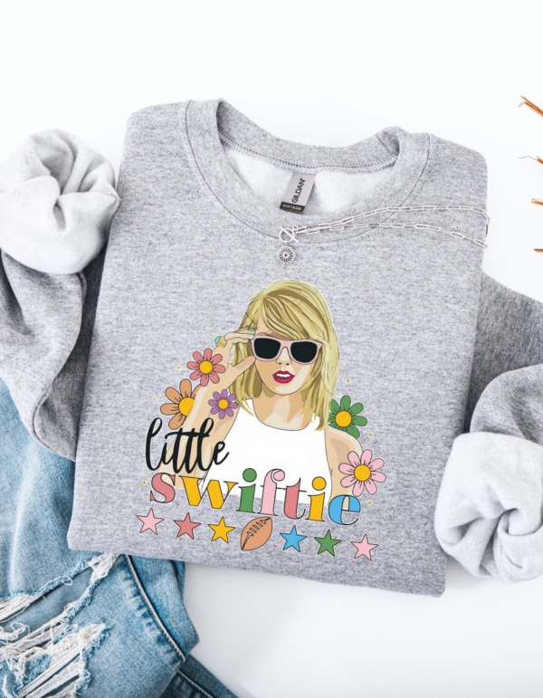 "Little Swiftie" Heavy Blend Crewneck Sweater, Unisex- 7 colors - Image 9