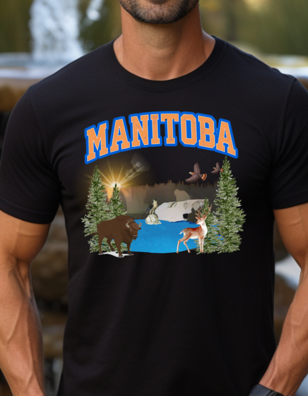 "Manitoba" Heavy cotton Tee-Unisex Fit