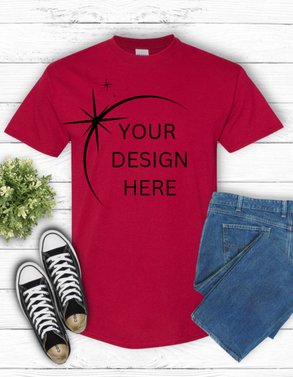 Design Your Own Custom T-Shirt-Heavy Cotton Unisex - Image 3