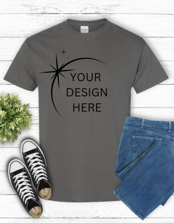 Design Your Own Custom T-Shirt-Heavy Cotton Unisex - Image 5