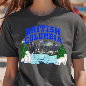 "British Columbia" Heavy cotton Tee-Unisex Fit