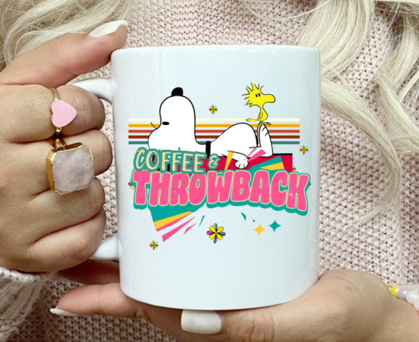 Nostalgia Throwback Mug – Inspired by Snoopy, Retro Classic Design