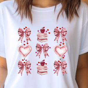 "Coquette Valentine" Heavy cotton Tee-Unisex Fit