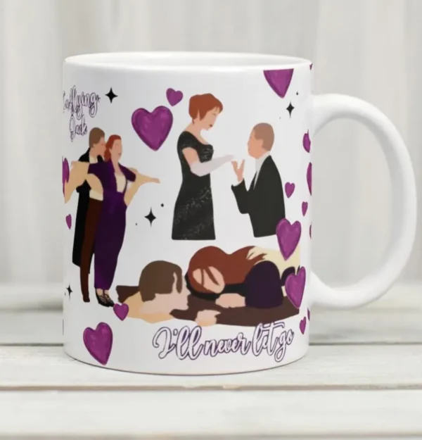 Nostalgic Titanic 'I’ll Never Let Go' Personalized Movie-Inspired Mug – Customizable Valentine's Gift for Movie Lovers - Image 2