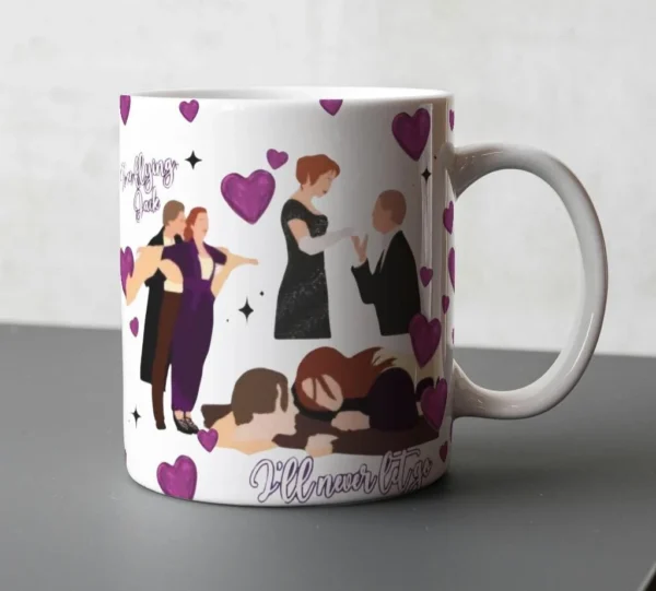 Nostalgic Titanic 'I’ll Never Let Go' Personalized Movie-Inspired Mug – Customizable Valentine's Gift for Movie Lovers - Image 3