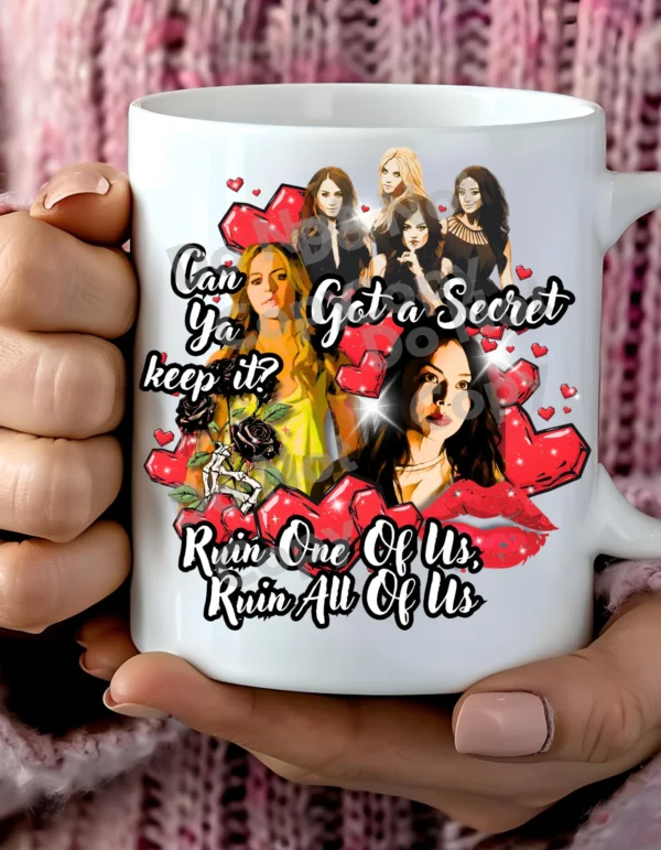 "Got a Secret" Best Friend TV Show Inspired Valentine’s Day Mug