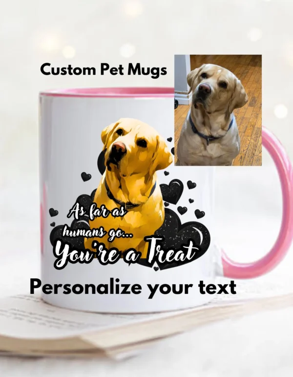 Custom Cartoonized Portrait Coffee Mug – Personalized Text & Graphics, Microwave & Dishwasher Safe - Image 5