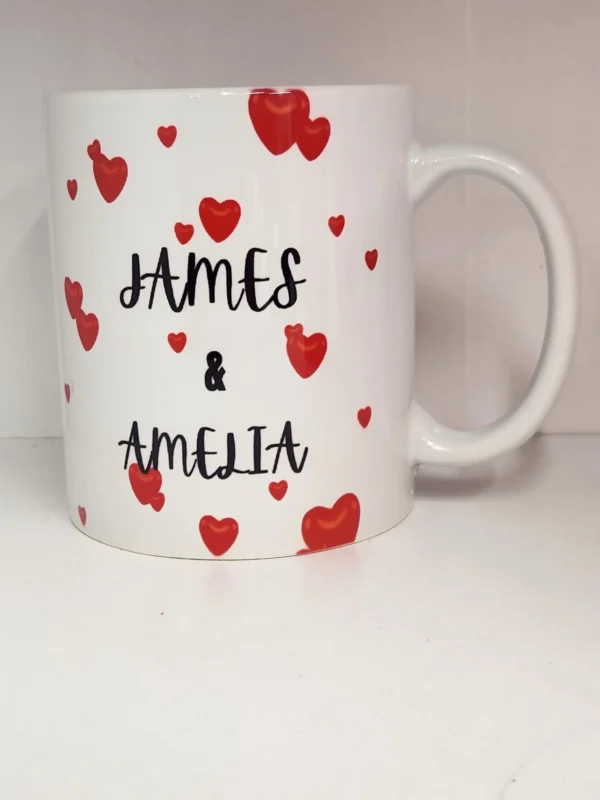 Personalized 'You Are So Beautiful to Me' Custom Name Valentine's Movie Mug – Customizable with Names on the Back - Image 4