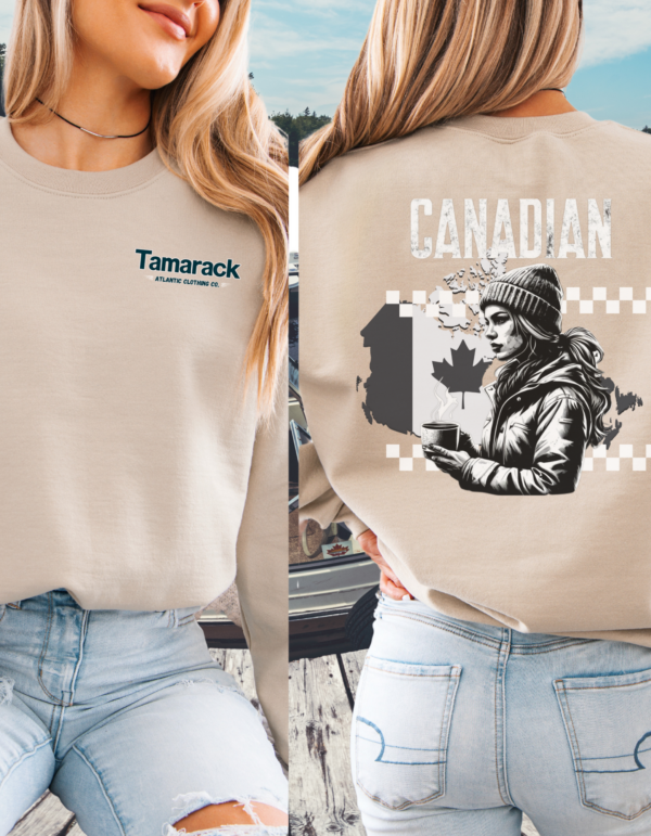 Canadian Girl/ Crewneck Sweatshirt - Image 2