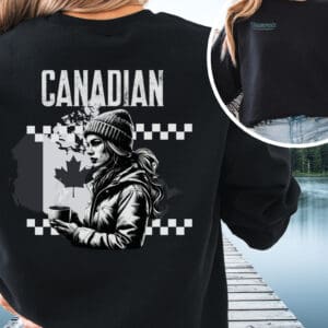 Canadian Girl/ Crewneck Sweatshirt