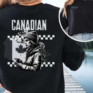 Canadian Girl/ Crewneck Sweatshirt