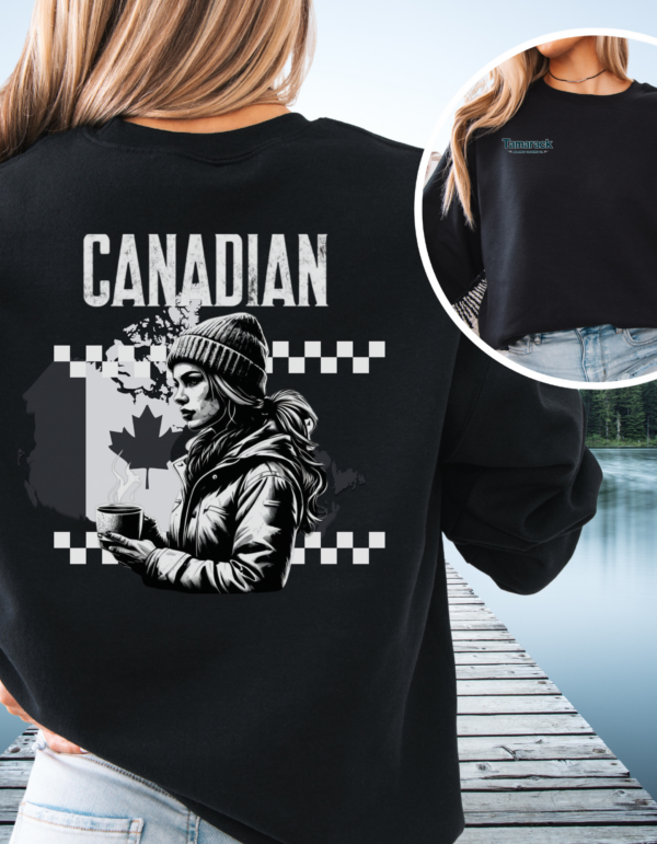 Canadian Girl/ Crewneck Sweatshirt