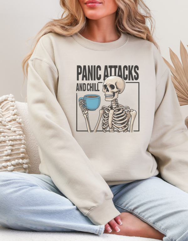 Panic Attacks and Chill/ Crewneck Sweatshirt