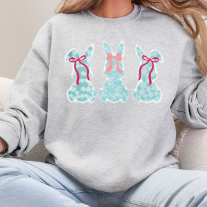 "Lace Bunny" Heavy Blend Crewneck -Unisex fit