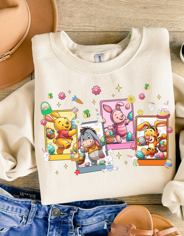 Winnie Inspired Easter/ Crewneck Sweatshirt