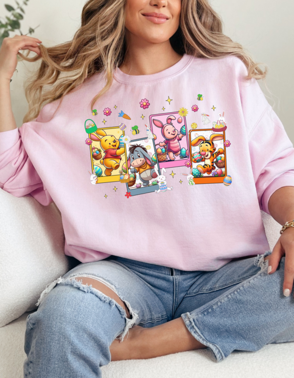 Winnie Inspired Easter/ Crewneck Sweatshirt - Image 4