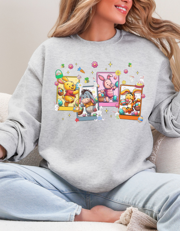 Winnie Inspired Easter/ Crewneck Sweatshirt - Image 3