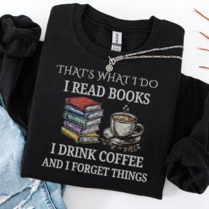 "Read Books and Forget things" Heavy Blend Crewneck