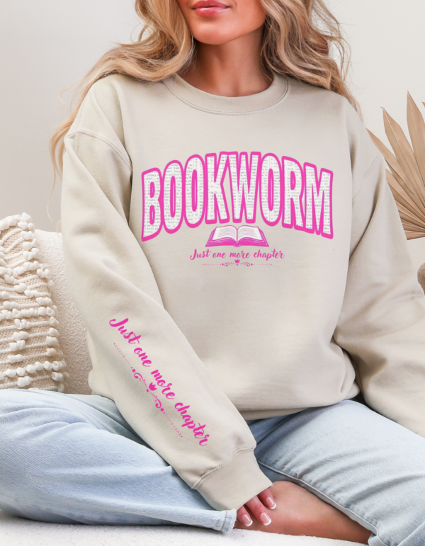 Bookworm Varsity With Sleeve/ Crewneck Sweatshirt