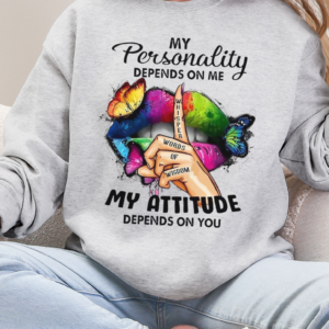 "My Personality My Attitude" Heavy Blend Crewneck