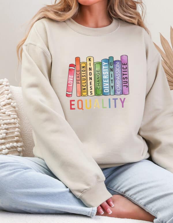 Equality/ Crewneck Sweatshirt - Image 3