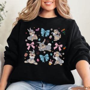 Cartoon Rabbit/ Crewneck Sweatshirt