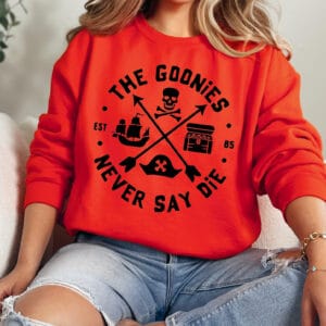 Goonies Never Say Die/Crewneck Sweatshirt