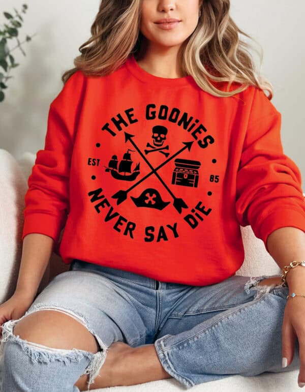 Goonies Never Say Die/Crewneck Sweatshirt