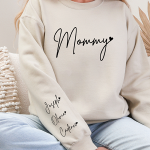 Mommy Customizeable /Crewneck Sweatshirt