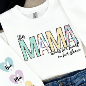 Easter Mama Customizeable/ Crewneck Sweatshirt