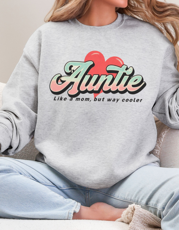 Retro Style Auntie/  Crewneck Sweatshirt