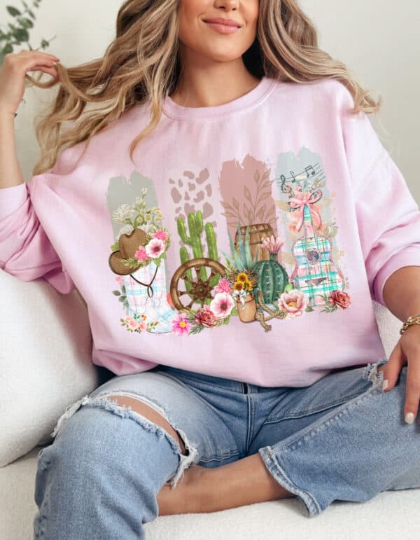 Howdy Easter/ Crewneck Sweatshirt - Image 4