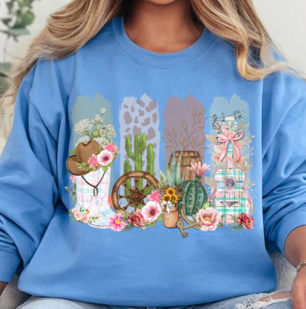 Howdy Easter/ Crewneck Sweatshirt - Image 2