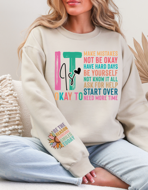 Be The Reason With Sleeve/ Crewneck Sweatshirt - Image 2