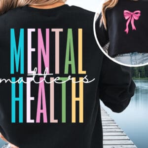 Mental Health Coquette/ Crewneck Sweatshirt