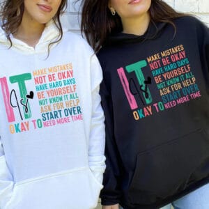 It Is Ok/Hooded SweatShirt