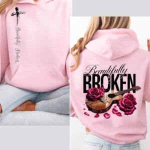 Beautifully Broken Guitar/Hooded SweatShirt