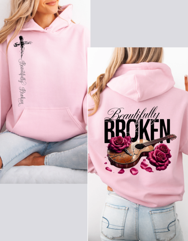 Beautifully Broken Guitar/Hooded SweatShirt