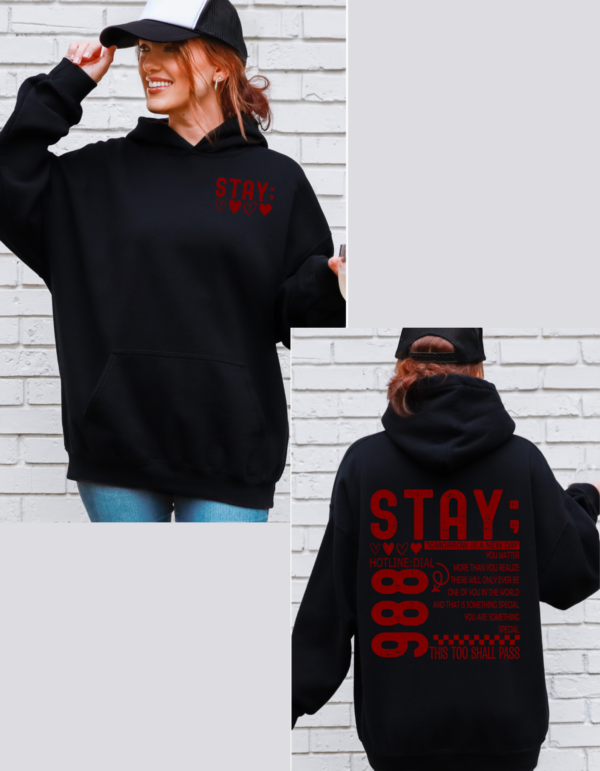 988 Stay/ Hooded Sweatshirts - Image 2