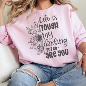 "Life is Tough" Heavy Blend Crewneck