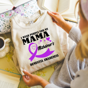 "Purple For My Mama" Heavy Blend Crewneck