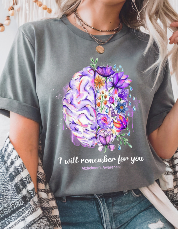 I Will Remember For You/ Alzheimers Awareness T-Shirt