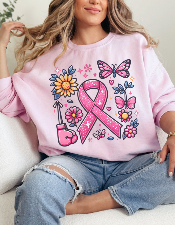 Breast Cancer Awareness/ Crewneck Sweatshirt