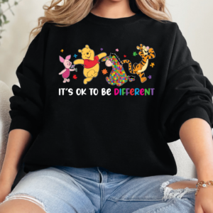 It's Ok To Be Different/ Autism Awareness Crewneck Sweatshirt