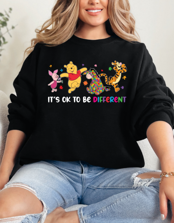 It's Ok To Be Different/ Autism Awareness Crewneck Sweatshirt