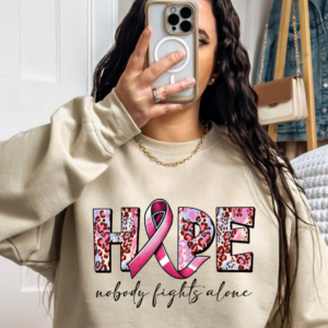 Hope/ Breast Cancer Awareness Crewneck Sweatshirt