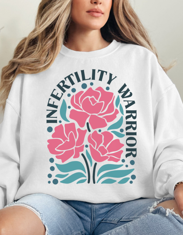 Infertility Warrior/ Infertility Awareness Crewneck Sweatshirt