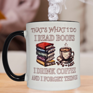 "I Read Books" Mug