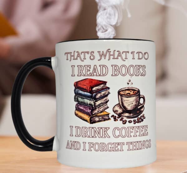 "I Read Books" Mug