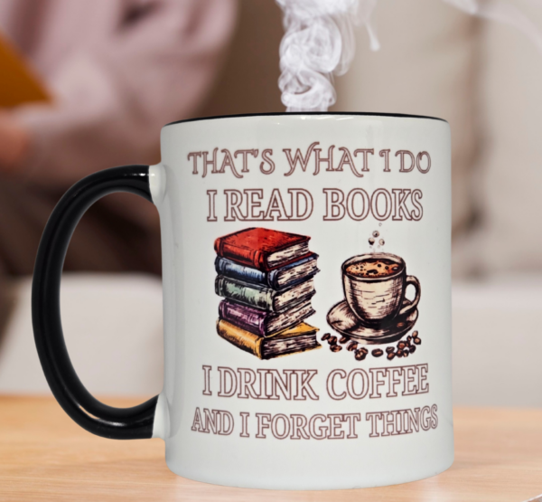 "I Read Books" Mug